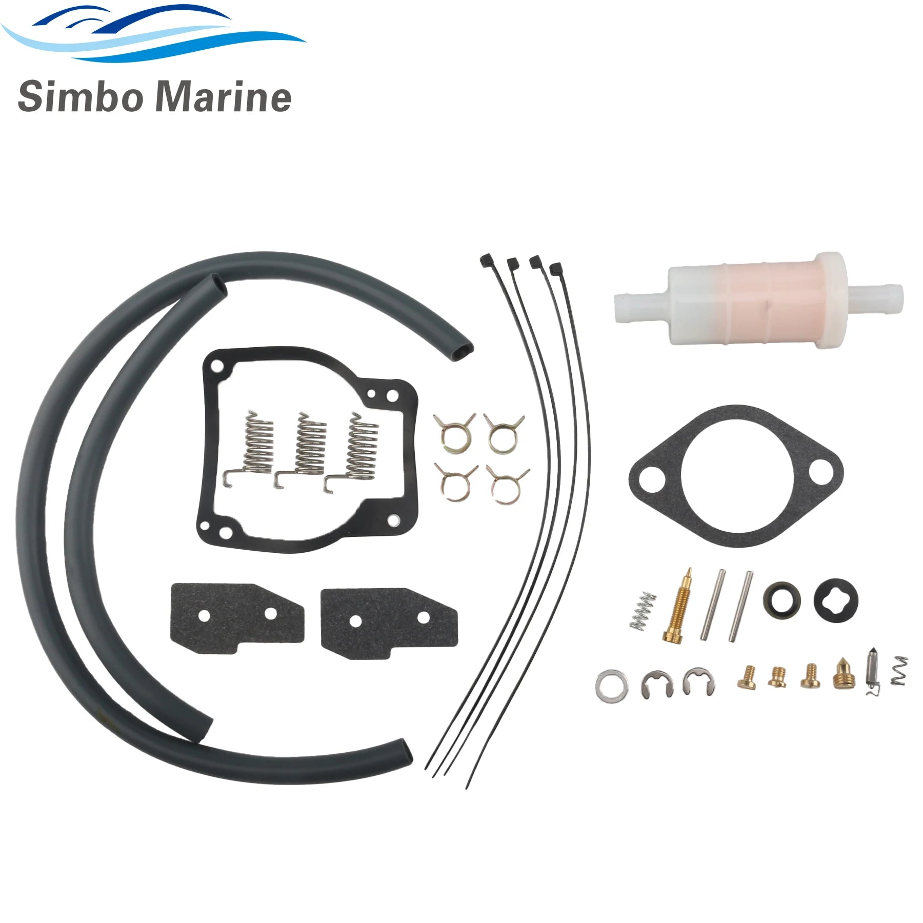 3 Pcs 1395-8236354 Carburetor Repair Kit for Mercury Mariner Outboard Engines 1395-8236353 1395-8236352 18-7750-1