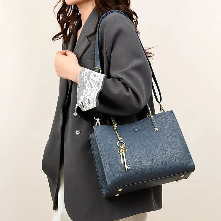 Trendy Simple Shoulder Bag And Best Classic Diaper Bags For Women Fashionable Leather Crossbody-Bag