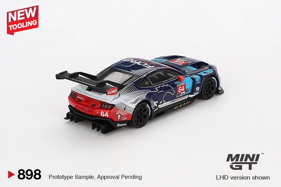 MINIGT 1:64 Ford Mustang GT3 #65 Ford Multimatic Motorsports 2024 MGT01012-CH Alloy Toys Motor Vehicle Diecast Metal Model