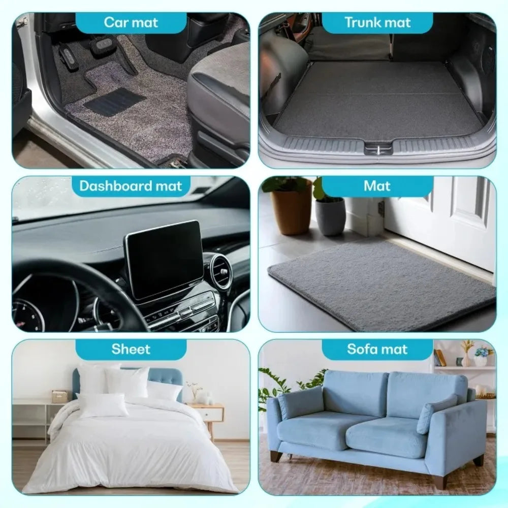 20pcs Foot Mats Fixed Sticker Magic Magic Sticker Car Adhesive Backing Strong Double-sided Adhesive High Viscosity Non-marking