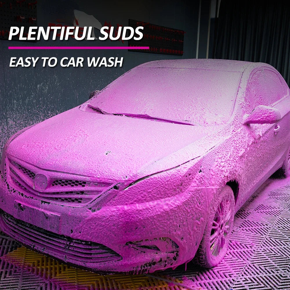 Pink Foaming Car Wash Soap Auto Wash Shampoo Active Foam Cleaner for For Snow Foam Lance /  Cannon / Foam Gun or Bucket Wash