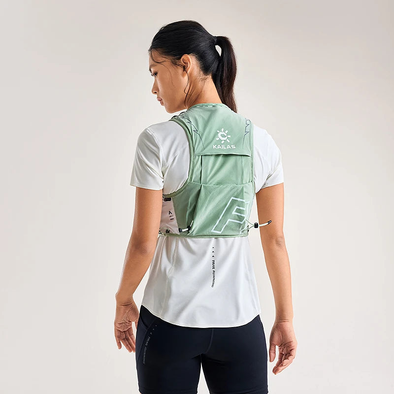 KAILAS FUGA AIR 7L Women Travel Marathon Trail Running Hiking Cycling Backpacks with Dual Soft Water Bottles KA2554006