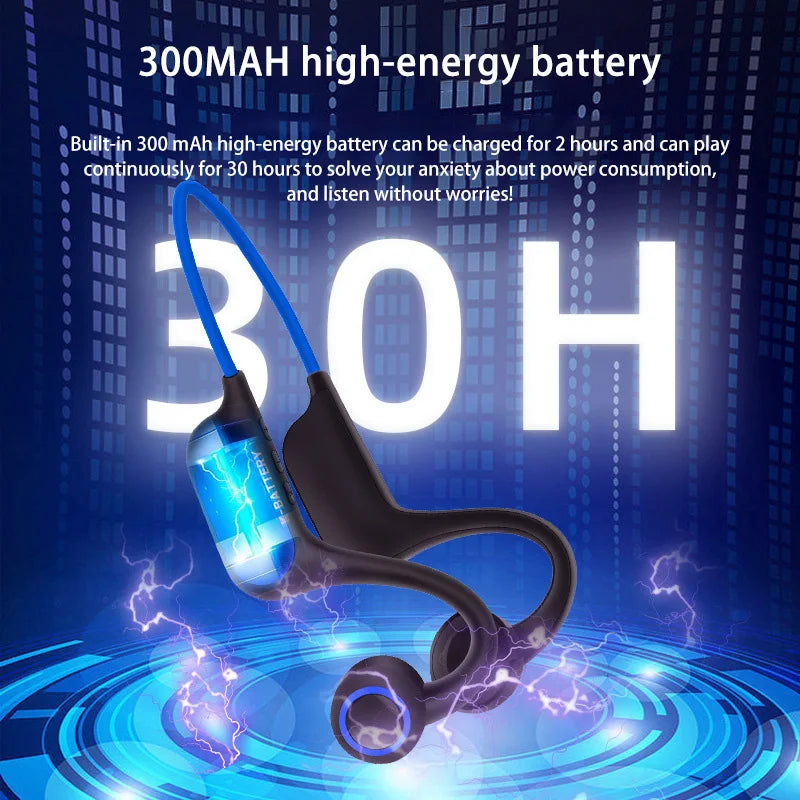 Lenovo G3 Bone Conduction Headphones Bluetooth Headphones Wireless Air Conduction Headphones Waterproof for Running and Sports