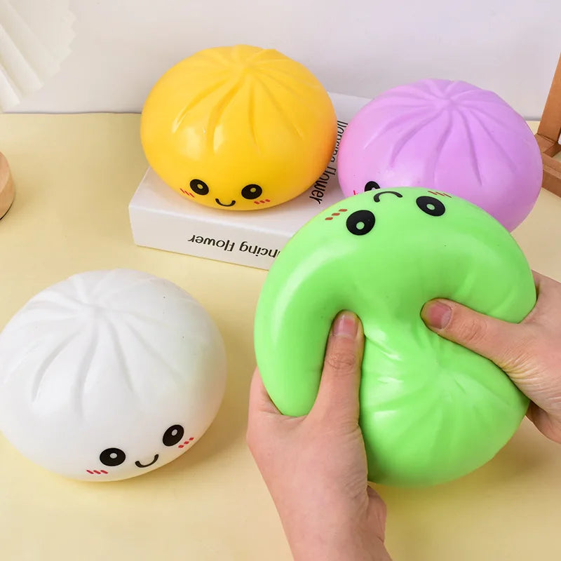15cm Large Steamed Dumpling Sensory Squeeze Fidget Stress Relief DecompressionToy Soft Slow Dough Birthday Gift Home Sofa Decor
