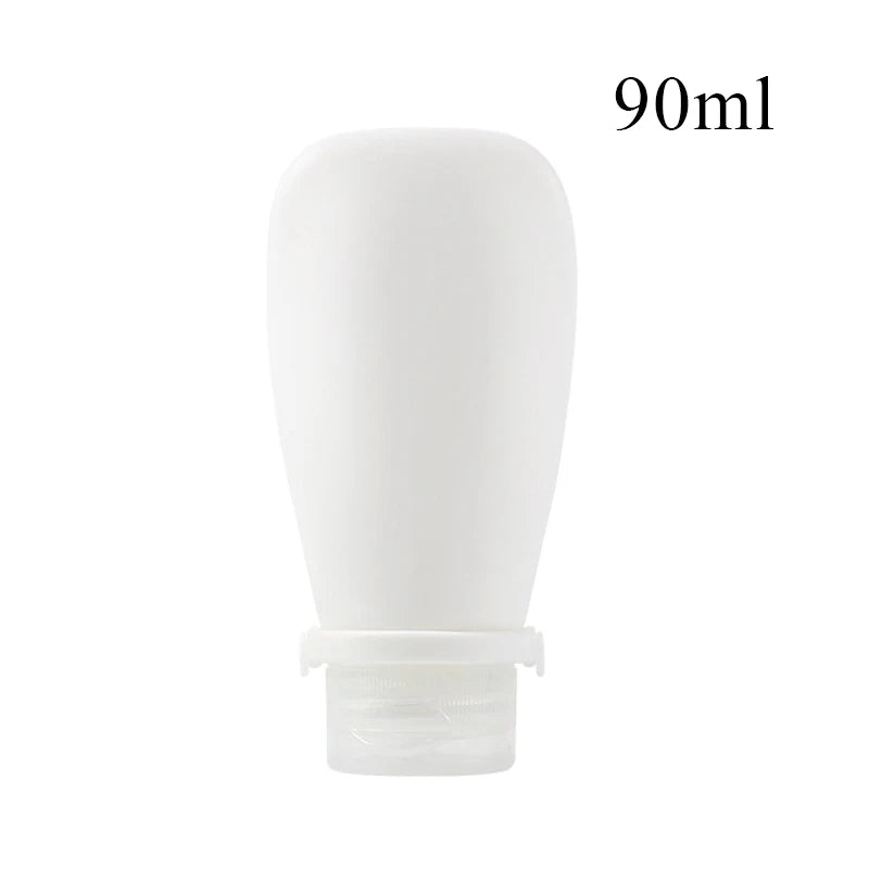 Soft Silicone Travel Bottles 30/60/90ml Empty Squeeze Tubes For Lotion Leakproof Skin Care Products Container Travel Accessories