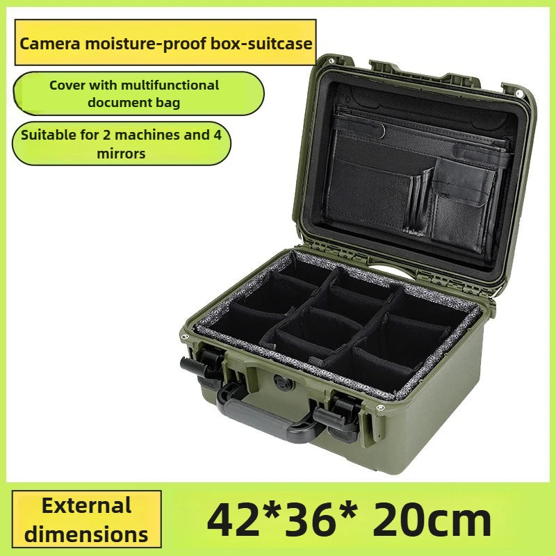 DSLR Camera Moisture-proof Box Tool Storage Organizer Professional Suitcase Photography Equipment Protection Toolcase Shockproof