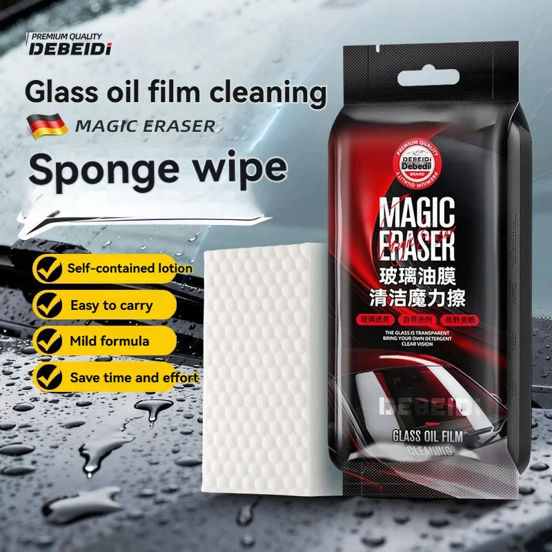 Glass Oil Film Cleaning Wiper with Built-in Cleaning Fluid  Gentle material Harmless to hands Easy to Use
