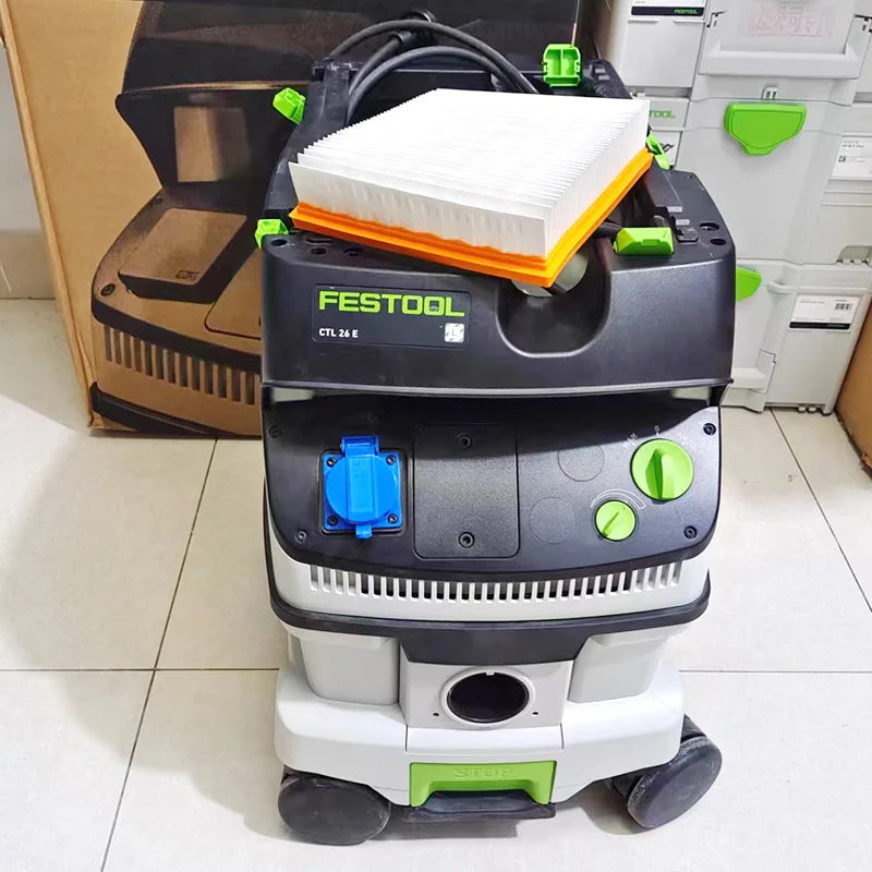 Original German FESTOOL Vacuum Cleaner Air Filter 36AC Dust Collector Filter Element Vacuum Cleaner Sandpaper Machine Air Grid