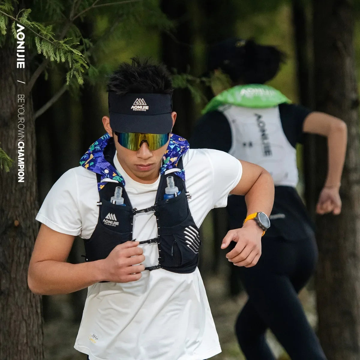 AONIJIE E4429 Marathon Cooling Towel Large-capacity Cooling Compartment Cool-touch Fabric Designed Specifically Trail Running