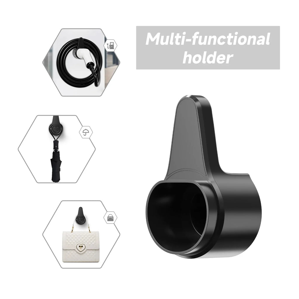AFEEV Type 2 EV Charger Holder Charger Plug Holder Wall Mount Wallbox Socket Electric Car Charging Gun for IEC 62196-2 Charger