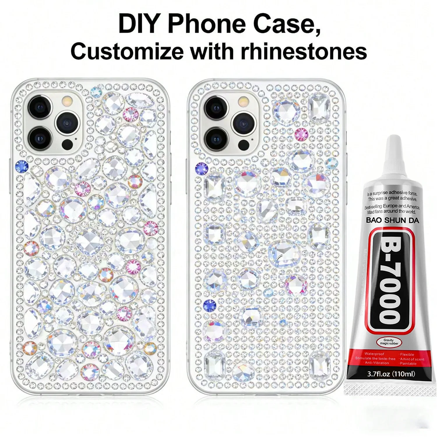 15/50/110mL b7000 glue Multi-Purpose Clear Strong Glue Adhesive Universal Phone Repair Glue DIY Jewelry Makings Repair GlueB7000
