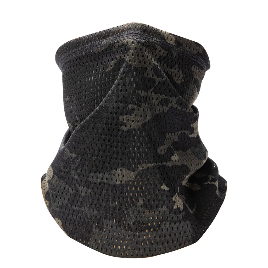 Camo Windproof Neck Gaiter Scarf Outdoor Sports Half Face Mask Running Skiing Cycling Bandana Breathable Motorcycle Mask
