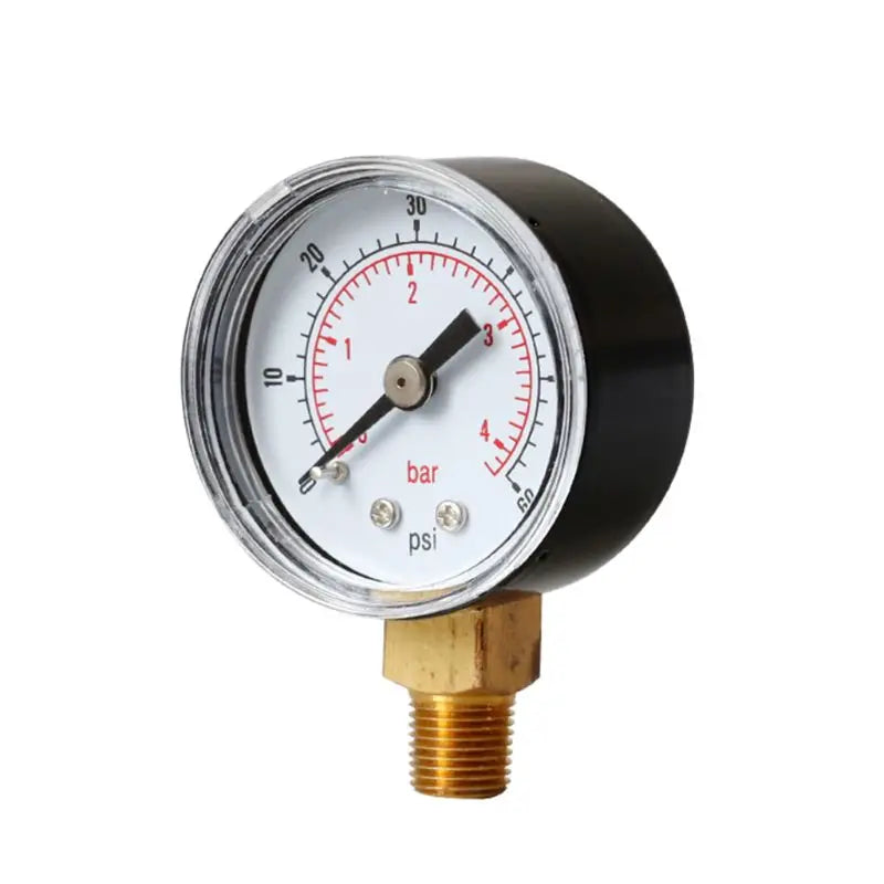 Pressure Gauge 40mm Dial 1/8" BSPT Vertical 15 30 60 100 160 200 300 & Bar