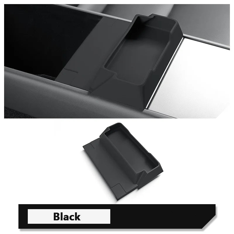for Tesla Model 3 Y Juniper 2025 2026 Center Console Armrest Storage Box Glasses Holder Tray Case Organizer Interior Accessories