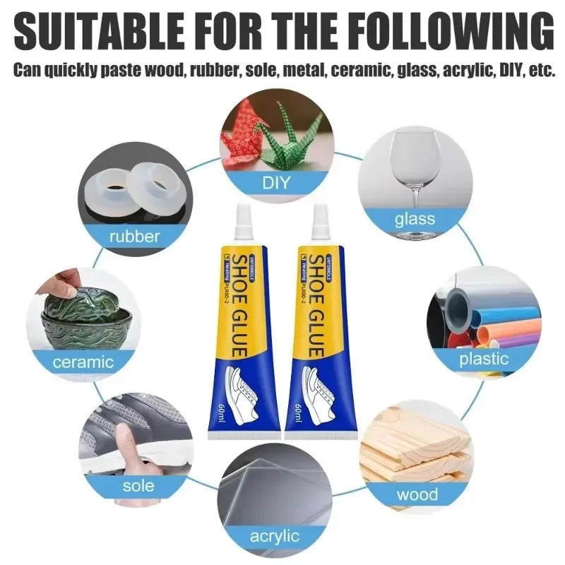 300/60ML Strong Shoes Repair Glue Universal Adhesive Shoe-Repairing Glue Waterproof Repair Glues Hike Shoe Fix Mend Liquid Tools