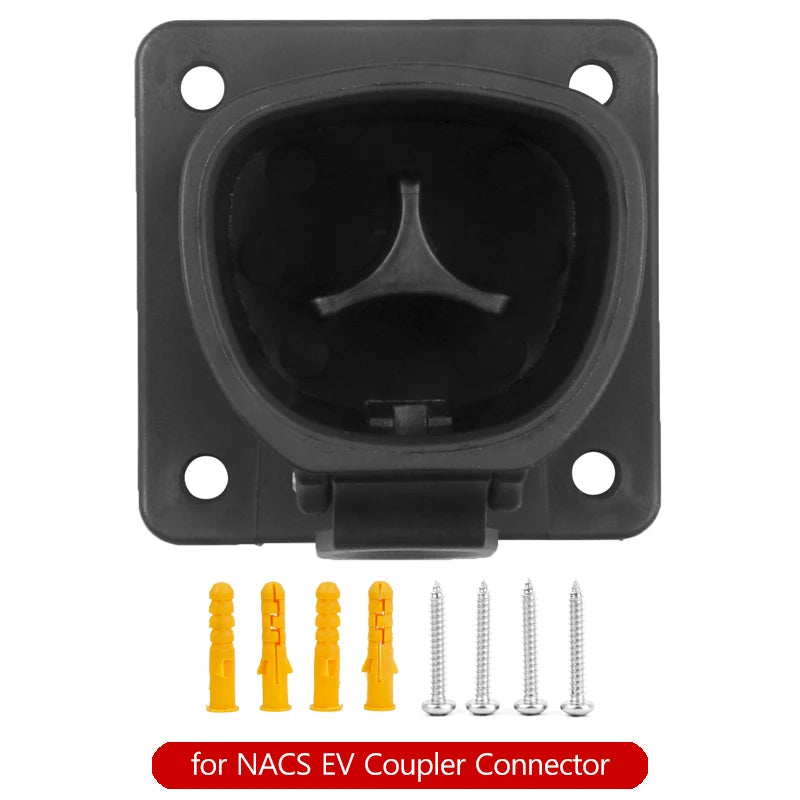 EV Charging Cord Hanger for Tesla Model 3 Y X S Charger Holder Wall Mount Nozzle Holster Dock Mobile Charger Cable Organizer
