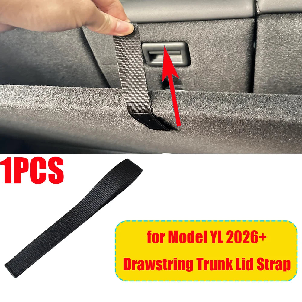Rear Trunk Pull Strap Handle For Tesla Model Y YL Tail Box Drawstring Rope Interior Accessory Cars and auto parts