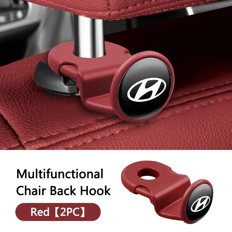Car Interior Hanging Storage Hook Clips Organizer For Hyundai N ix25 ix35 i10 Solaris Santa Fe Sport IX45 Elantra Accessories