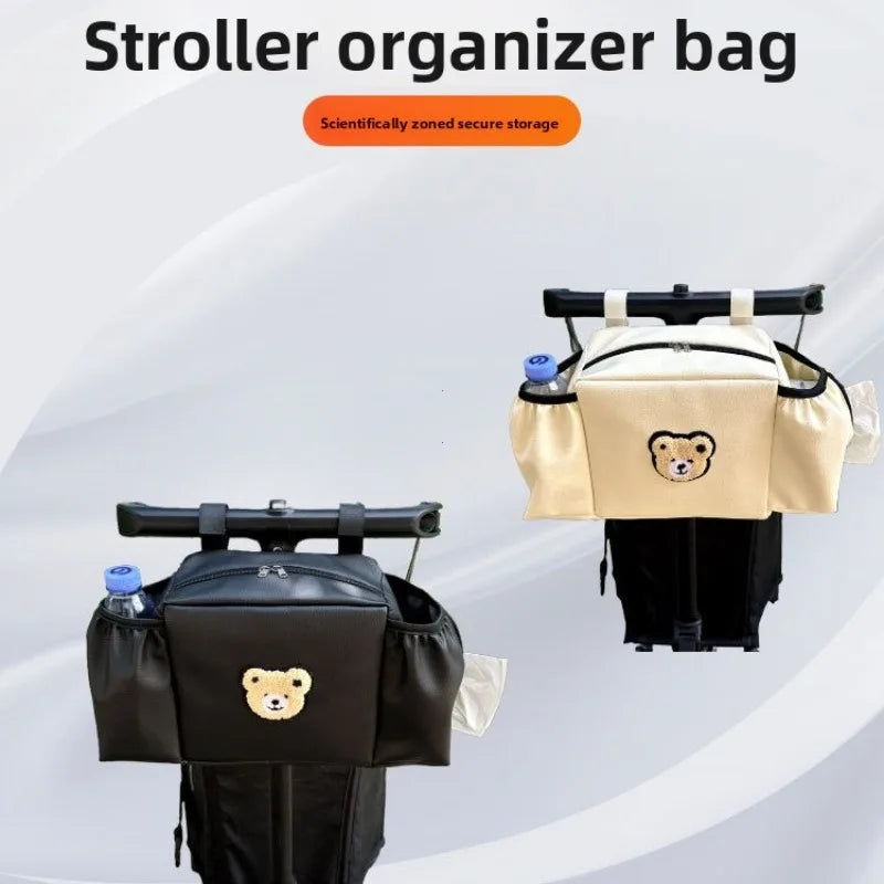 New Baby Stroller Bag Multifunctional Baby Stroller Hanging Bag Lightweight Out-and-out Baby Stroller Supplies Storage Bag