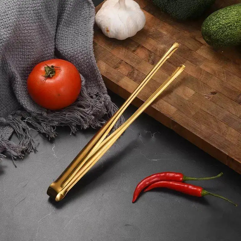 [H]Barbecue Clip Grill Tongs 304 Stainless Steel Meat Food Clip Cooking Utensils BBQ Baking Kitchen Accessories Camping Supplies