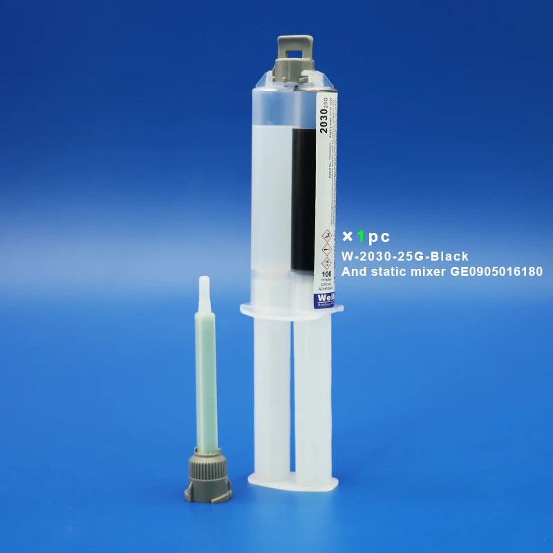 Black Standard 2030 Epoxy Adhesive Bonding Sealed Waterproof 100 Minutes Slow Cured 25g AB Glues Resin With Hardener 2 Part Glue