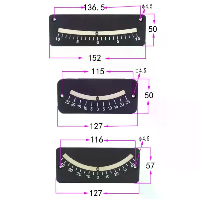 1Pcs Tilt Gauge Slope Locator Meter 45-0-45 25-0-25 10-0-10 Inclinometer Mini Protractor Angle Indicator Measuring Instrument