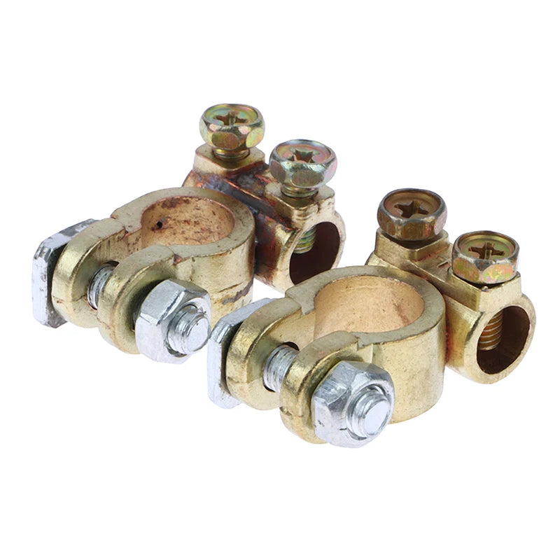 【MOPB】1 Pair 12V Clamps Car Caravan Quick Release Battery Terminal Connectors Petite ouverture 11-13mm