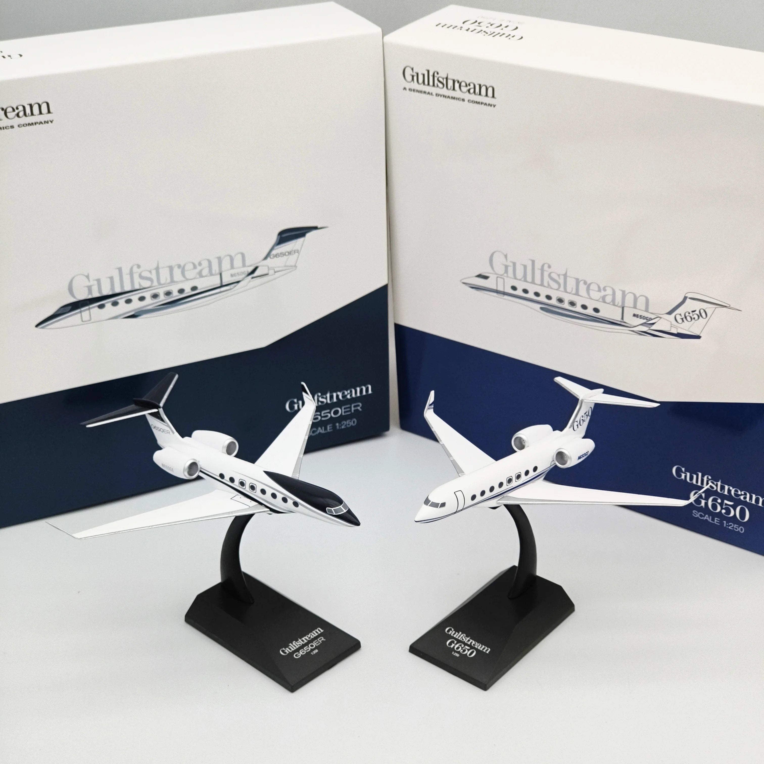 【aimo wings】Gulfstream G650/G650ER Scale1:250 ABS Plastic Aircraft Model Plane