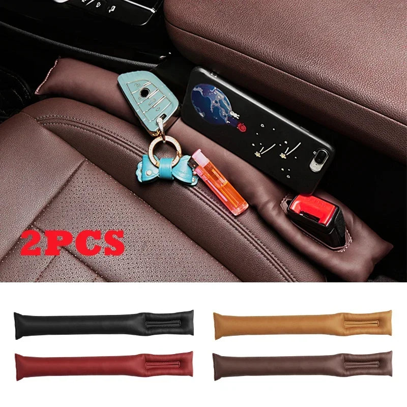 Car Seat Gap Filler PU Leather SoftSide Seam Plug Leak-Proof Filling Strip Car Accessories Interior Universal Car Decoration