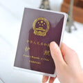 Women Men Letter Lover Passport Cover Men Women Travel Passport Case Leather Cute Passport Wallet Purse Girl Card Holder