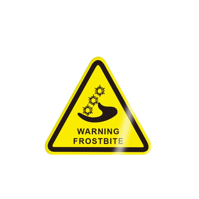 10Pcs 50X50Mm Safety Warning Signs, Workshop Production Safety Warning Signs, Hazard Warning Signs