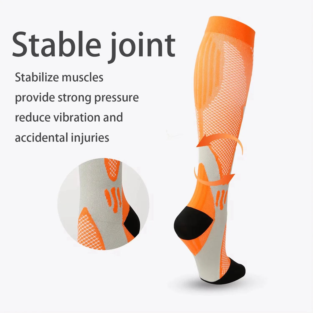 Brothock Medical Sport Compression Socks Men And Women 20-30mmhg Run Nurse Socks for Varicose Veins Running Cycling Travel Socks