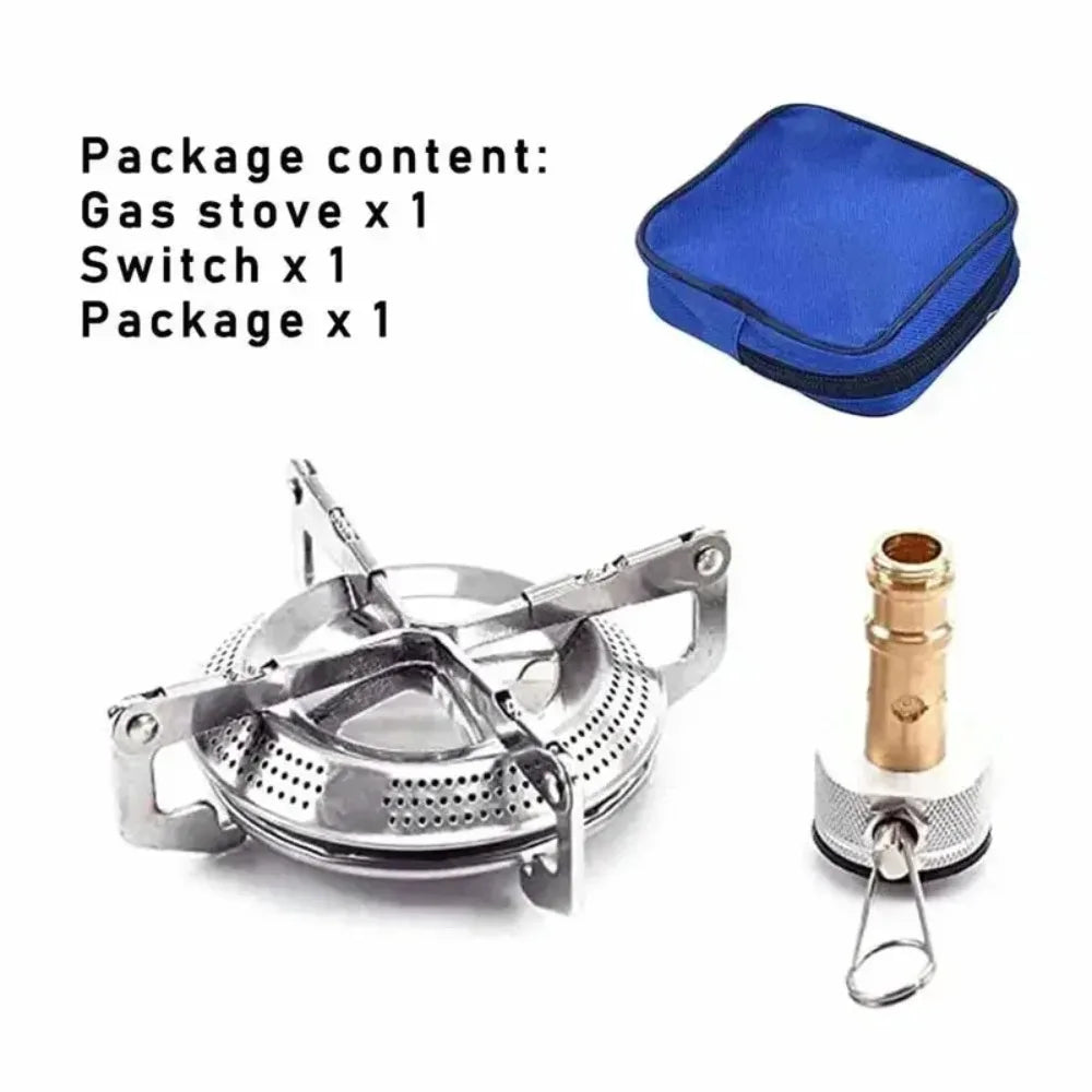 Outdoor Cooking Picnic Portable Foldable Backpack Electronic Stove Head Windproof Camping Gas Stove HikingMountaineering Camping