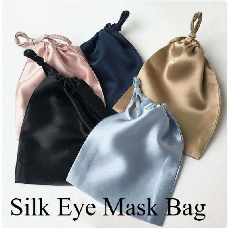 Kids Cartoon Silk Sleep Eye Mask,100% Silk16 Momme Adjustable Elastic Strap Full Blackout Eye Cover for 3-15 Years Old Children