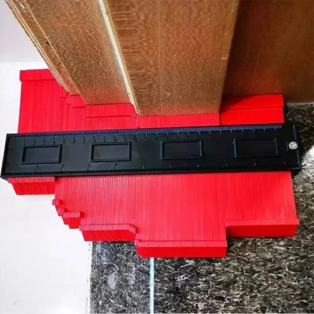 Plastic Profile Copy Gauge Contour Gauge Duplicator Tiles Wood Marking Tool Tiling Laminate Tool Floor Measuring Tool