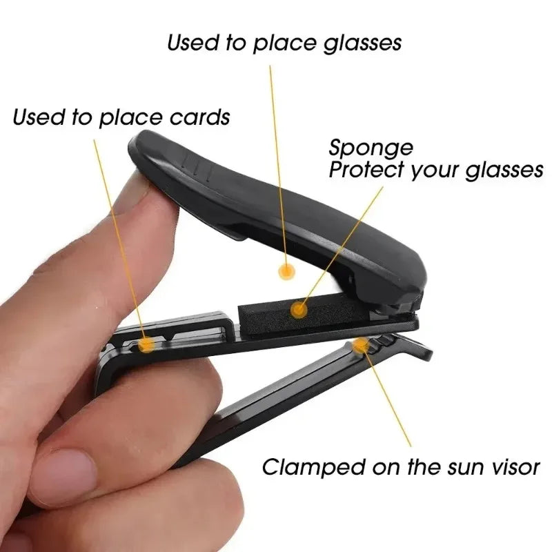 Glasses Clip Auto Car Sun Visor Glasses Bracket for Woman Men Glasses Holder Auto Interior Accessories