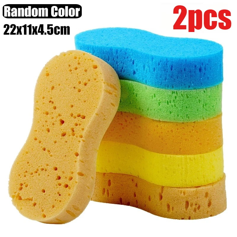 Car Wash Sponge Honeycomb Large Sponges High-density Car Washing Sponge Block Auto Detailing Foam Cleaning Tools Car Accessories