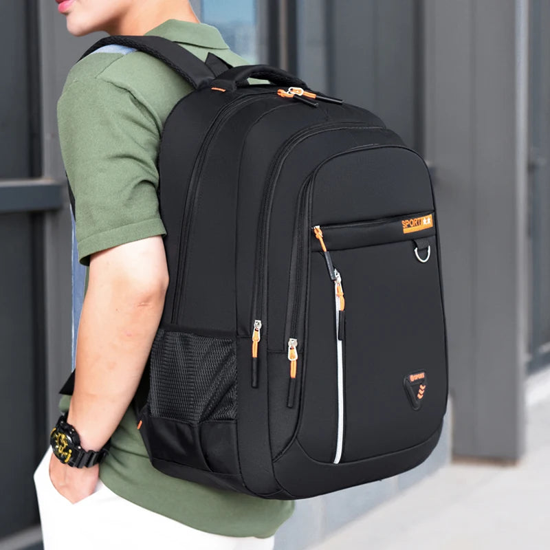 Men's Backpack - Large Capacity, Adjustable Shoulder Straps, Multiple Compartments,Suitable for School, Travel, and Work, Casual