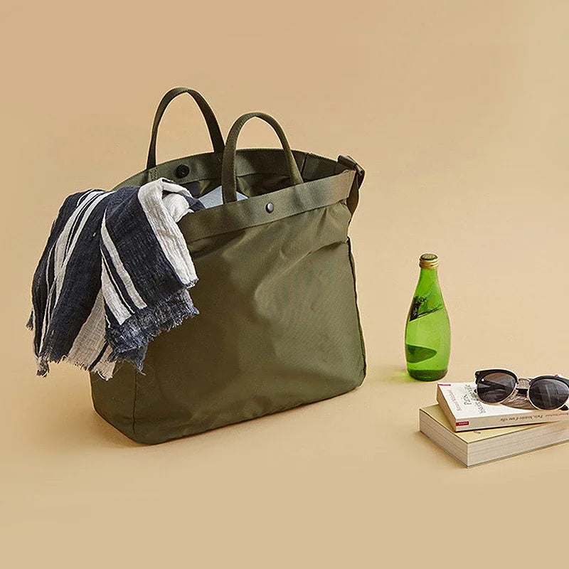 Outdoor Travel Organizer Handbags Waterproof Nylon Luggage Bag Portable Clothes Storage Tote Bag Shoulder Bag