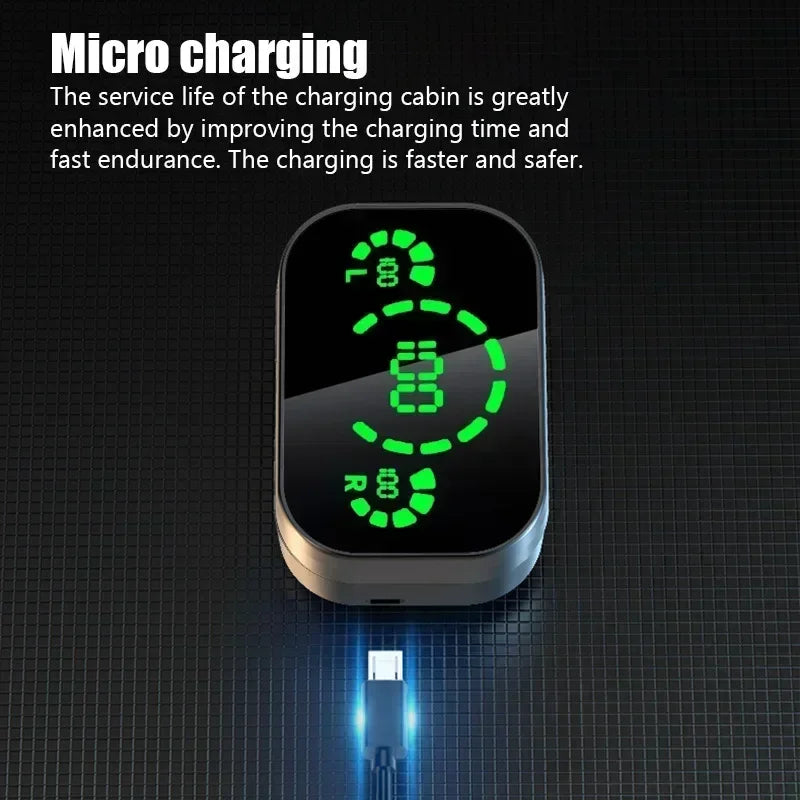TWS Wireless Bluetooth Headset with Mic Earbuds Charger Box LED Fone Bluetooth Earphones Wireless Headphones for smartphones