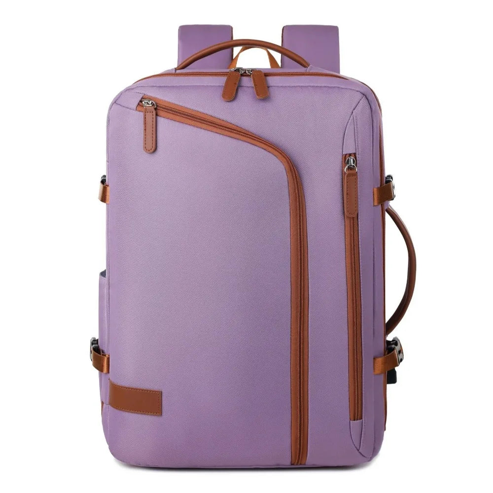 New Waterproof Travel Backpack 15.6inch Expandable Computer Bag USB Charging Port Large Capacity Luggage Bagpack Travel