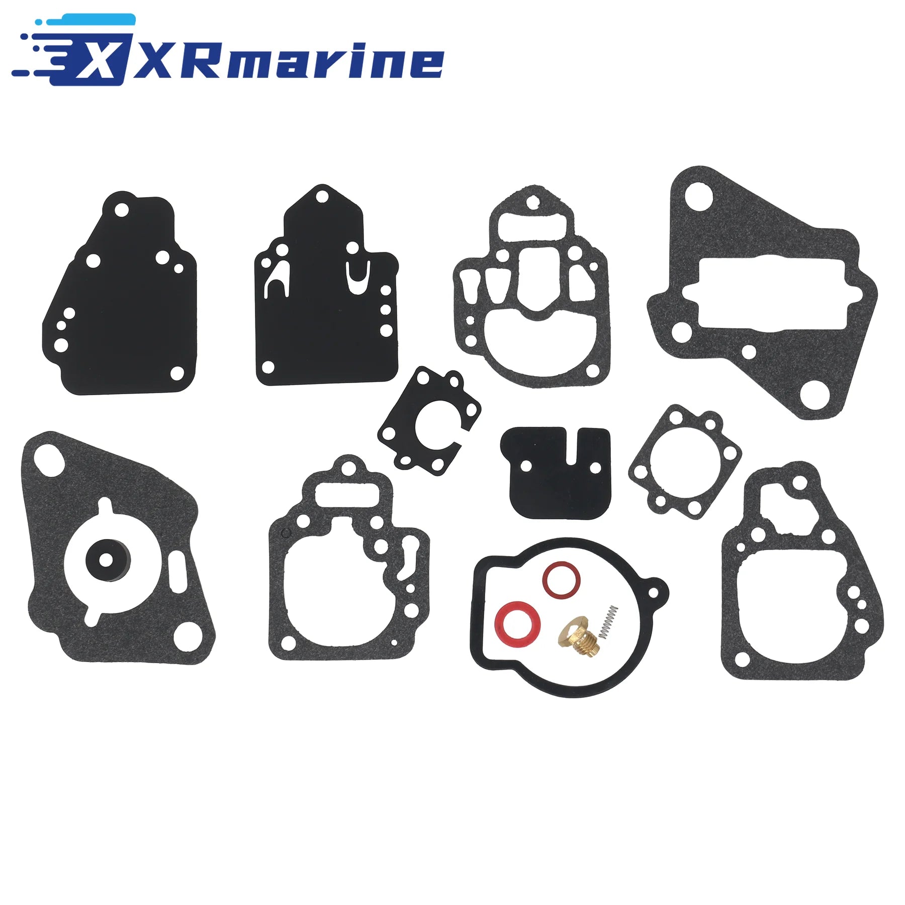 Carburetor Repair Kit for Mercury Mariner Outboard 6-25 HP 1395-9761-1, Fits 15-25 Hp with WMC