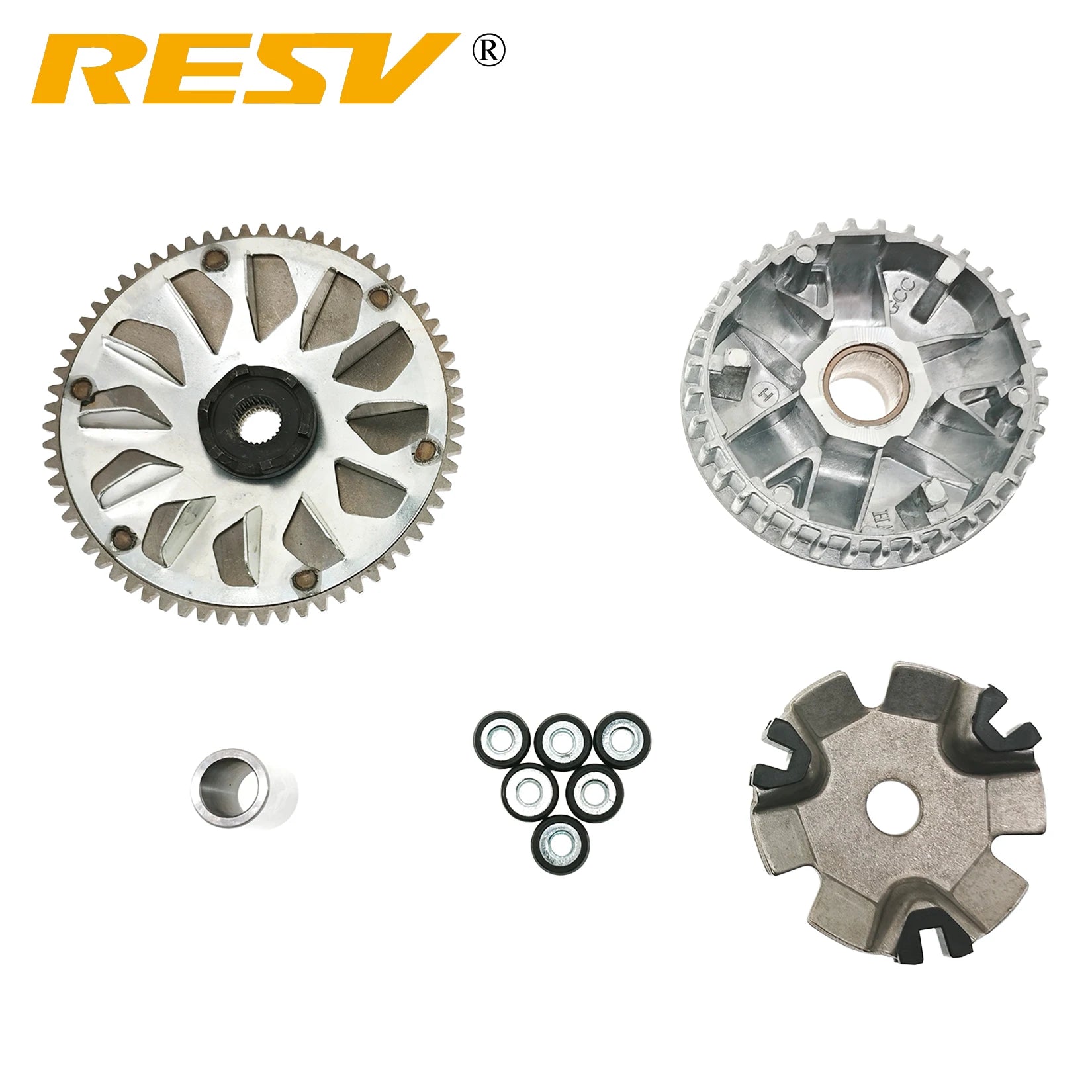 RESV for Honda WH100 WH100T/A/H/F/H SCR100 GCC100 LEAD 100 SCV100 LEAD SPACY100 Variator Drive Face Pulley Assy.