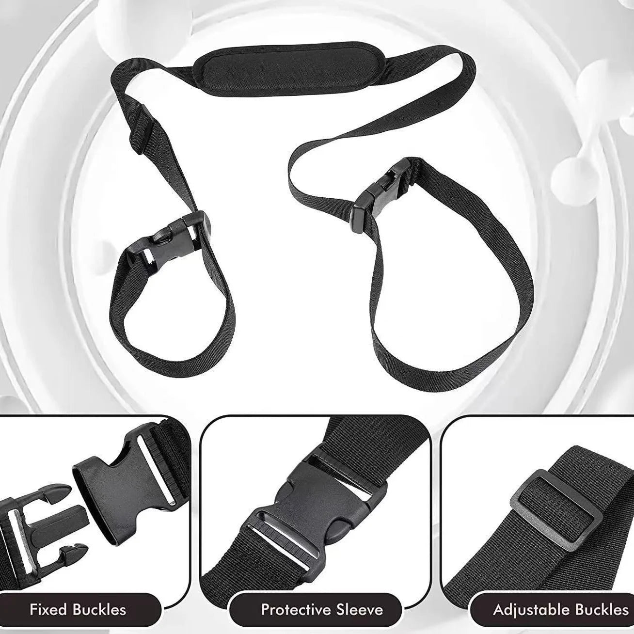 Multifunctional Adjustable Universal Carrying Shoulder Strap, Portable Strap for Folding Camping & Beach Chairs, Outdoor
