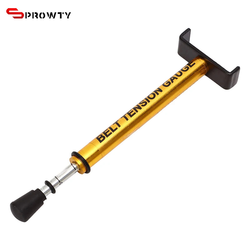 SPROWTY Belt Tension Gauge 10LbS Specification with L Shaped Pad, Belt Gauge Adjustment Tool for Motorcycle Belt Replacement