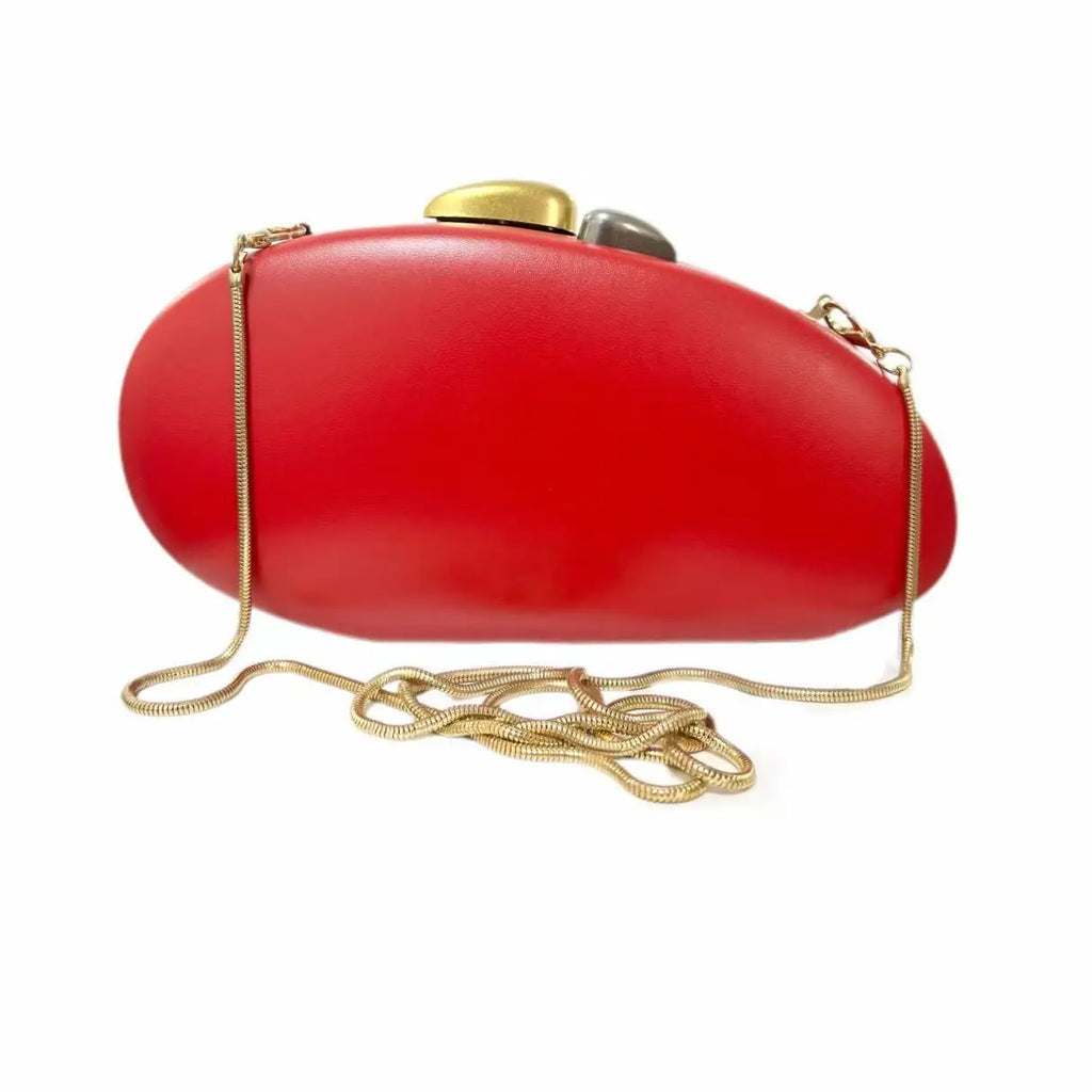 New shoulder oblique span bag, special-shaped shell pu bag, fashionable wedding dinner clutch bag, women's bag