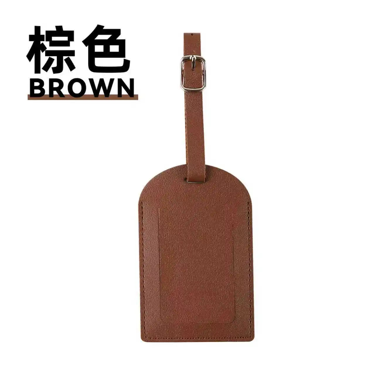 Boarding pass custom logo leather multi-color suitcase flip listing tag label luggage tag customization