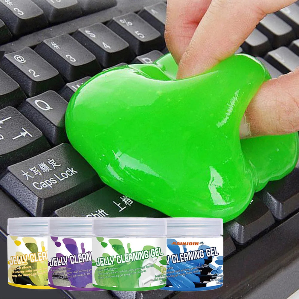 New Car Cleaning Pad Glue Auto Powder Cleaner Air Vent Magic Dust Remover Gel Home Computer Keyboard Clean Tool Car Cleaning