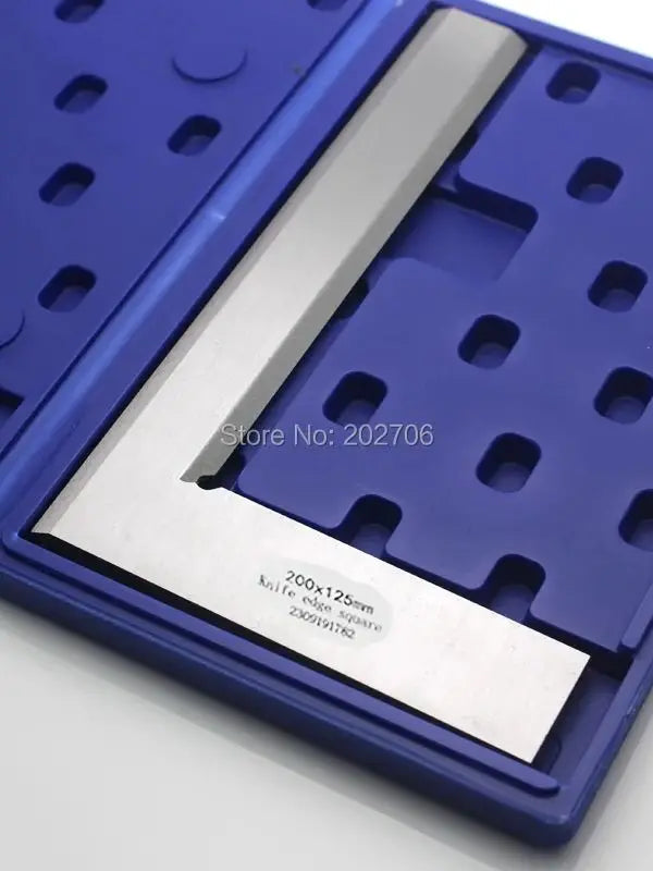 Stainless Steel 200*125mm Angle Square 90 Degree Angle Blade Ruler Gauge Try Square Ruler Measuring Tool