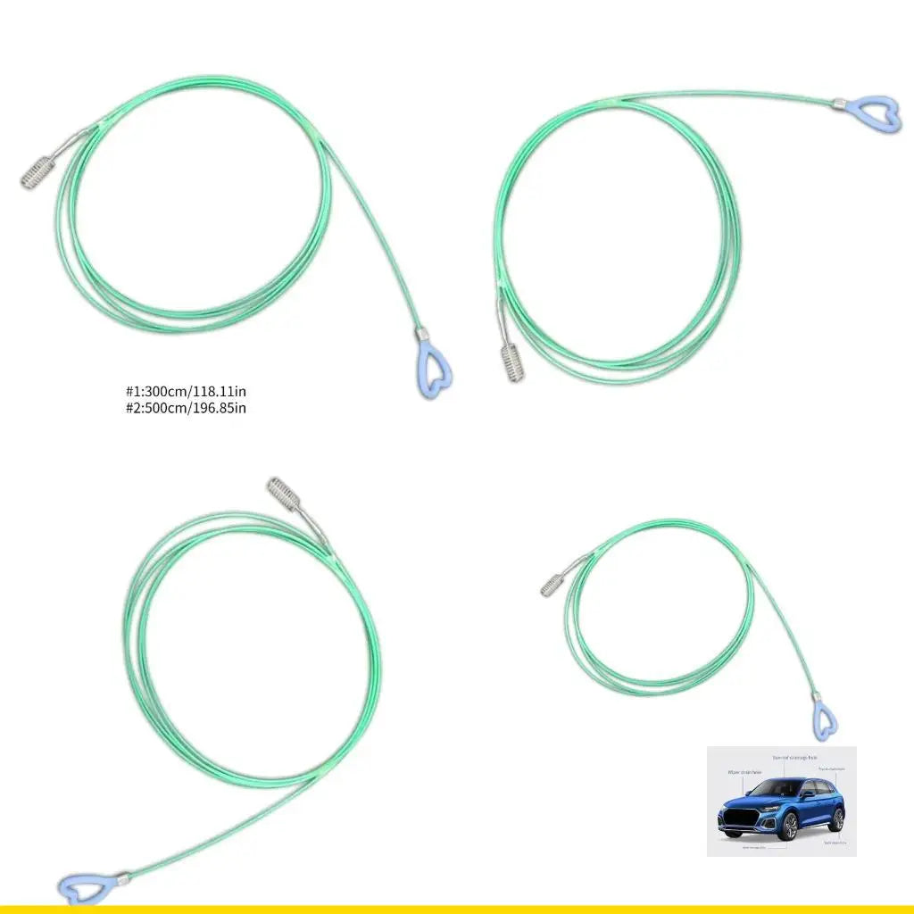 SZCH Car Drain Dredge Cleaning Scrub Brush 150cm Auto Sunroof Long Hoses Detailing Cleaning Tool Car Accessories